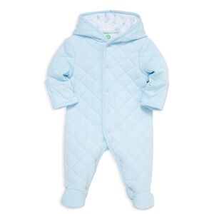 Little One Boys' Cars Quilted Pram Footie - Baby 3-6 months